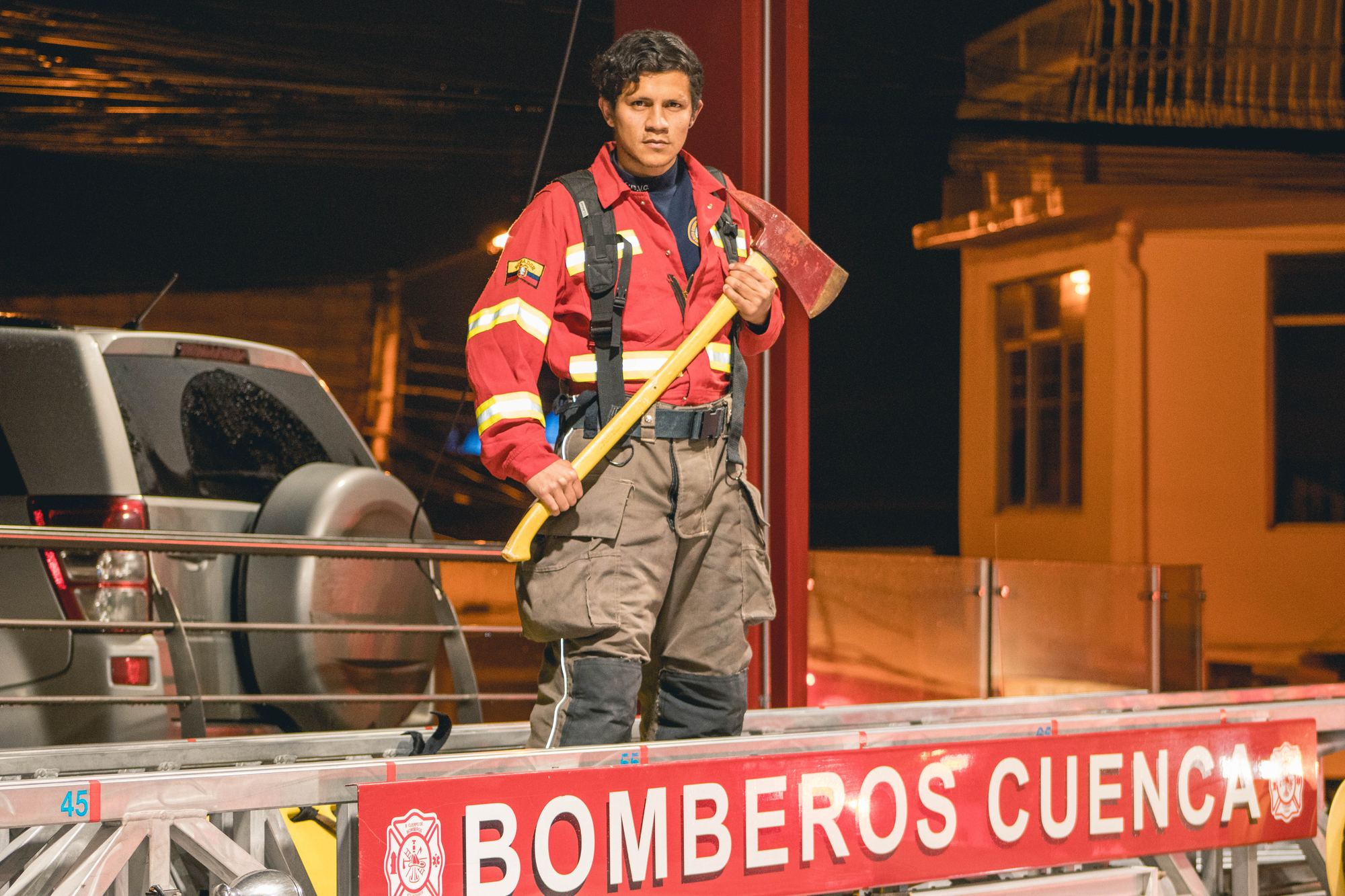 Antonio Barahona — Bombero
